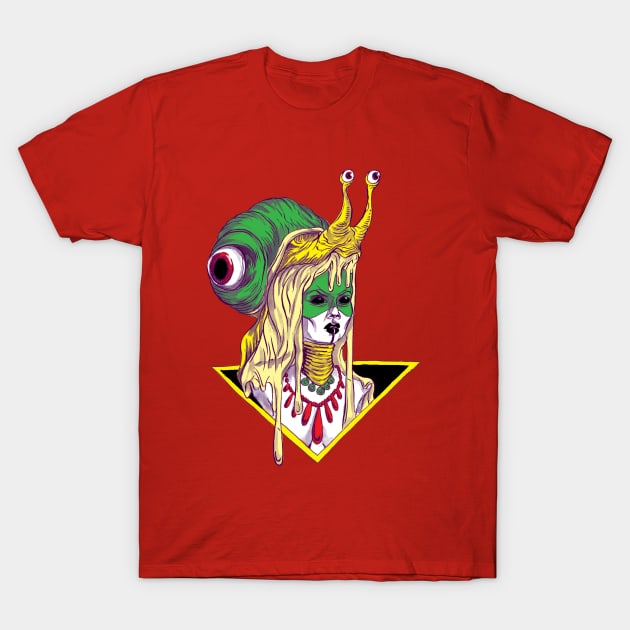 QUEEN OF SNAILS T-Shirt by rmltby_illustration